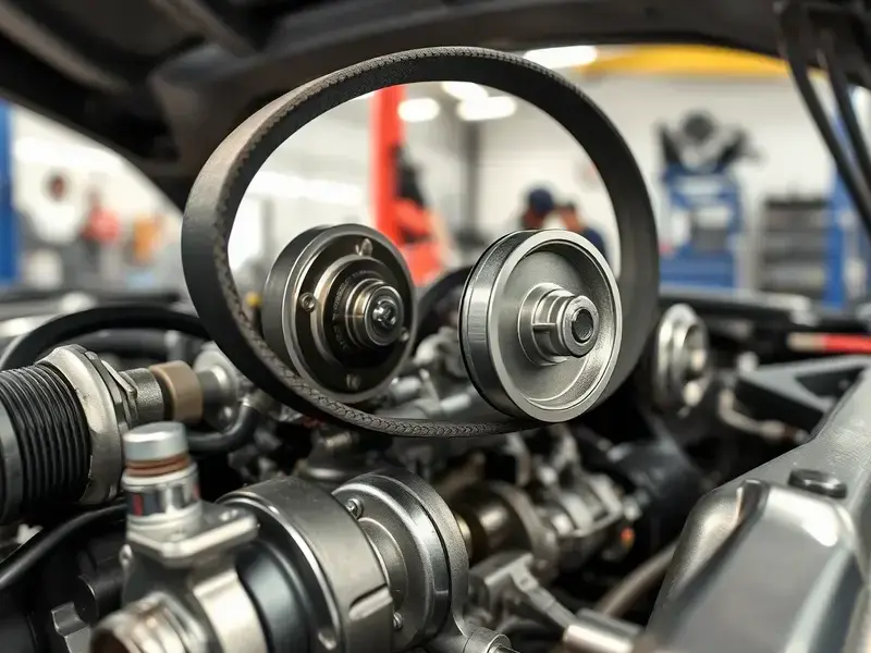 After: Freshly repaired engine